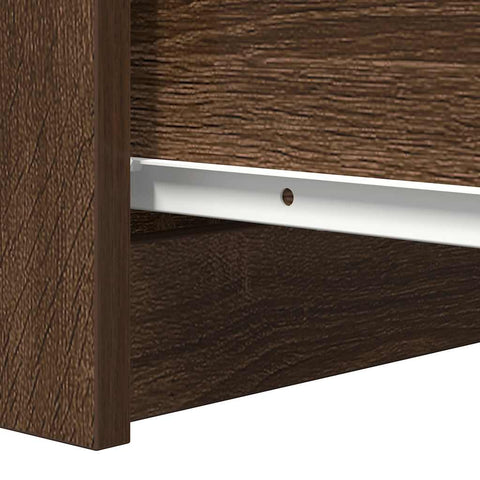 vidaXL Sideboard Brown Oak 37.5x35x76 cm Engineered Wood