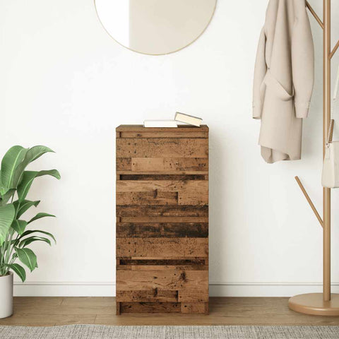 vidaXL Sideboard Old Wood 37.5x35x76 cm Engineered Wood