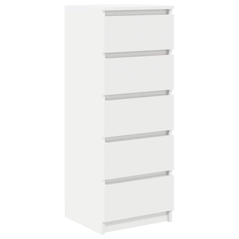 vidaXL Sideboard with Drawers White 37.5x35x99 cm Engineered Wood