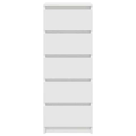 vidaXL Sideboard with Drawers White 37.5x35x99 cm Engineered Wood