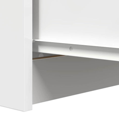 vidaXL Sideboard with Drawers White 37.5x35x99 cm Engineered Wood