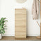 vidaXL Sideboard with Drawers Sonoma Oak 37.5x35x99 cm Engineered Wood