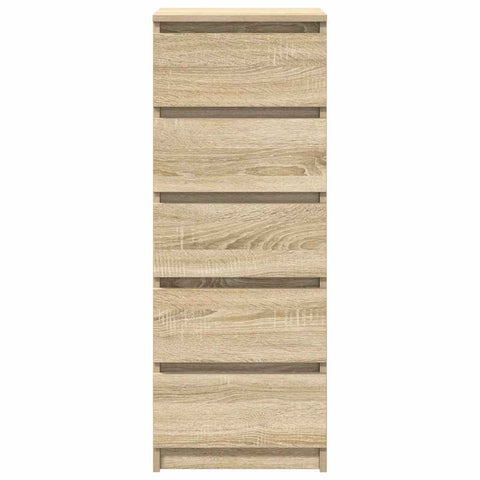 vidaXL Sideboard with Drawers Sonoma Oak 37.5x35x99 cm Engineered Wood