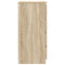 vidaXL Sideboard with Drawers Sonoma Oak 37.5x35x99 cm Engineered Wood