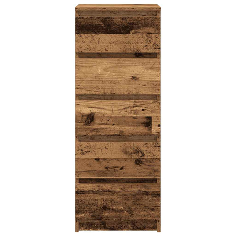 vidaXL Sideboard with Drawers Old Wood 37.5x35x99 cm Engineered Wood