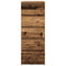 vidaXL Sideboard with Drawers Old Wood 37.5x35x99 cm Engineered Wood