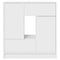 vidaXL Sideboard with Drawers and Doors White 70.5x34x74.5 cm