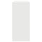 vidaXL Sideboard with Drawers and Doors White 70.5x34x74.5 cm