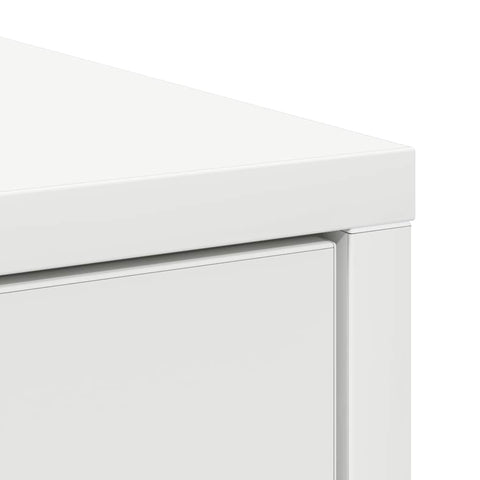 vidaXL Sideboard with Drawers and Doors White 70.5x34x74.5 cm