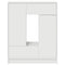 vidaXL Sideboard with Drawers and Doors White 73x31x90 cm