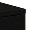 vidaXL Sideboard with Drawers and Doors Black Oak 73x31x90 cm