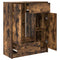 vidaXL Sideboard with Drawers and Doors Smoked Oak 73x31x90 cm