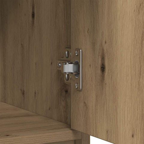 vidaXL Sideboard with Drawers and Doors Artisan Oak 73x31x90 cm