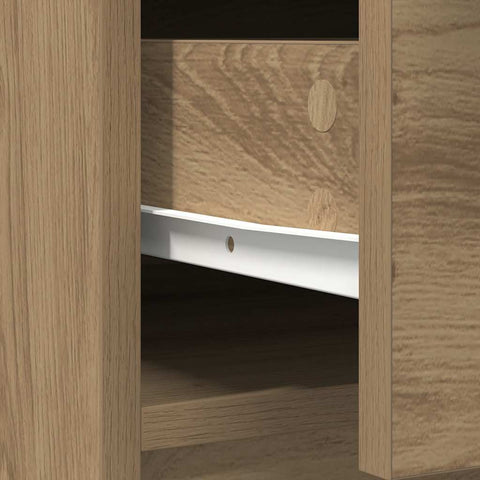 vidaXL Sideboard with Drawers and Doors Artisan Oak 73x31x90 cm