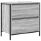vidaXL Bathroom Basin Cabinet with Drawers Grey Sonoma 60x34.5x60 cm