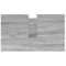 vidaXL Bathroom Basin Cabinet with Drawers Grey Sonoma 60x34.5x60 cm