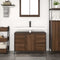 vidaXL Basin Cabinet with Drawers Brown Oak 90x34.5x60 cm