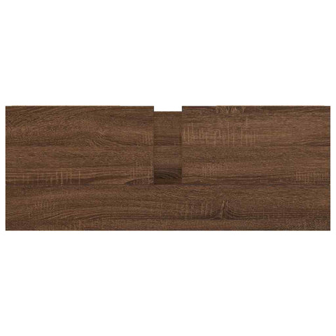 vidaXL Basin Cabinet with Drawers Brown Oak 90x34.5x60 cm
