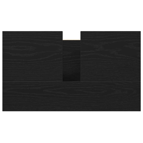 vidaXL Bathroom Basin Cabinet Black 60x34.5x60 cm