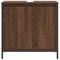 vidaXL Bathroom Basin Cabinet Brown Oak 60x34.5x60 cm