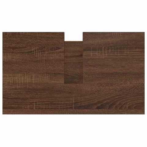 vidaXL Bathroom Basin Cabinet Brown Oak 60x34.5x60 cm