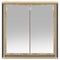 vidaXL Bathroom Wall Cabinet with Mirror Sonoma Oak 60x21x60 cm