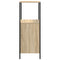vidaXL Bathroom Cabinet with Shelves Sonoma Oak 36x35x95 cm