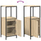 vidaXL Bathroom Cabinet with Shelves Sonoma Oak 36x35x95 cm