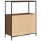vidaXL Bathroom Cabinet with Shelves Brown Oak 76.5x35x95 cm