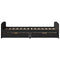 vidaXL Day Bed with 2 Drawers without Mattress IRUN Black 90x200 cm