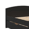 vidaXL Day Bed with 2 Drawers without Mattress IRUN Black 90x200 cm