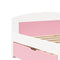 vidaXL Day Bed with 2 Drawers without Mattress IRUN White&Pink 90x200 cm