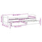vidaXL Day Bed with 2 Drawers without Mattress IRUN White&Pink 90x200 cm