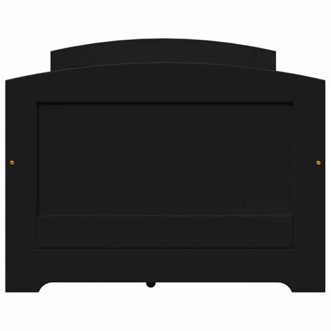 vidaXL Day Bed with 5 Drawers without Mattress IRUN Black 90x200 cm