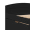 vidaXL Day Bed with 5 Drawers without Mattress IRUN Black 90x200 cm