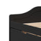 vidaXL Day Bed with 3 Drawers without Mattress IRUN Black 90x200 cm