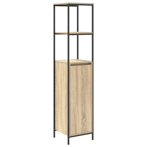 vidaXL 5-Piece Bathroom Furniture Set in Sonoma Oak Engineered Wood