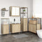 vidaXL 5-Piece Bathroom Furniture Set in Sonoma Oak Engineered Wood