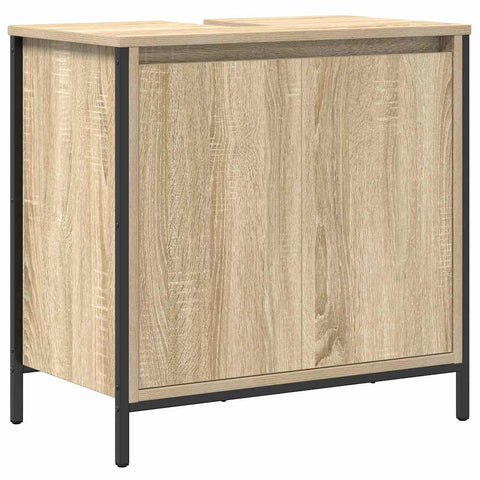 vidaXL 5-Piece Bathroom Furniture Set in Sonoma Oak Engineered Wood