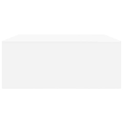 vidaXL Coffee Table with Drawers White 100x100x40 cm