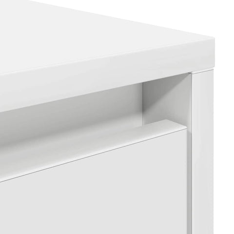vidaXL Coffee Table with Drawers White 100x100x40 cm