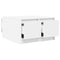 vidaXL Coffee Table with Drawers White 70.5x70x40 cm