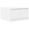 vidaXL Coffee Table with Drawers White 70.5x70x40 cm