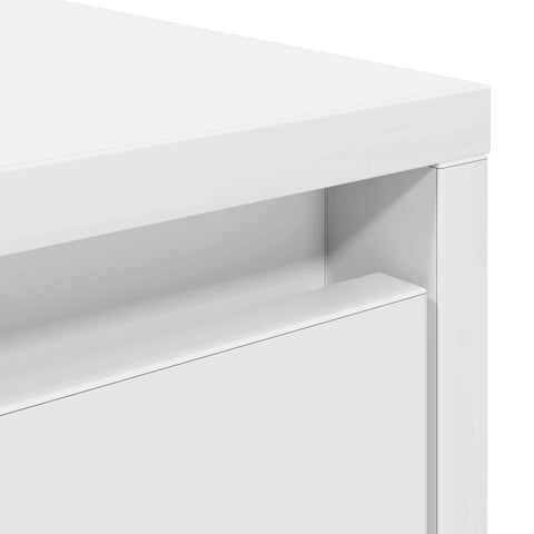 vidaXL Coffee Table with Drawers White 70.5x70x40 cm