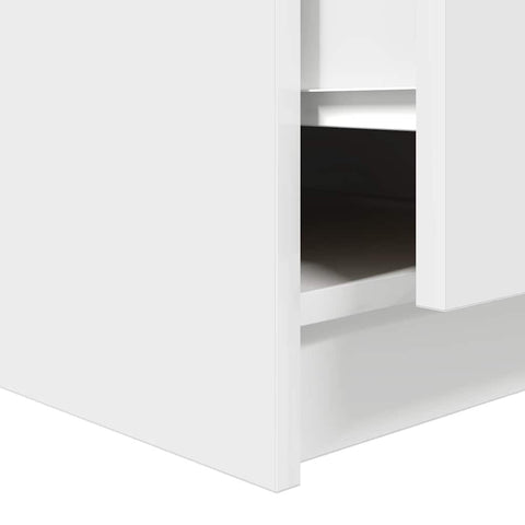 vidaXL Coffee Table with Drawers White 70.5x70x40 cm