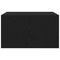 vidaXL Coffee Table with Drawers Black Oak 70.5x70x40 cm