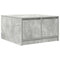 vidaXL Coffee Table with Drawers Concrete Grey 70.5x70x40 cm