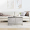 vidaXL Coffee Table with Drawers Concrete Grey 70.5x70x40 cm