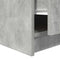 vidaXL Coffee Table with Drawers Concrete Grey 70.5x70x40 cm