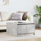 vidaXL Coffee Table with Drawers Concrete Grey 70.5x70x40 cm
